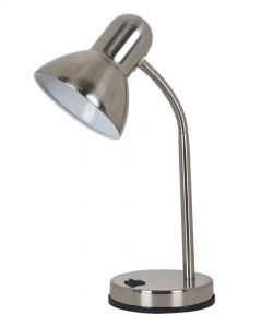 Настольная лампа регулируемая COSY матовое серебро E27 1*60W 220V A2488LT-1SS ― ТРИ ПЛАФОНА