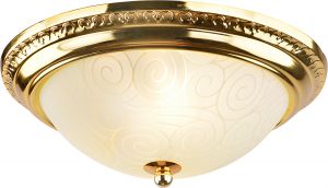 Потолочный светильник ALTA золото/белый E27 2*40W 220V A3013PL-2GO ― ТРИ ПЛАФОНА