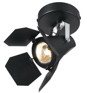 Спот одна лампа CINEMA черный GU10 1*50W A3092AP-1BK ― ТРИ ПЛАФОНА