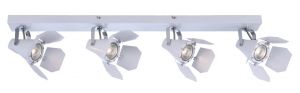 Спот четыре плафона CINEMA белый GU10 4*50W 220V A3092PL-4WH ― ТРИ ПЛАФОНА
