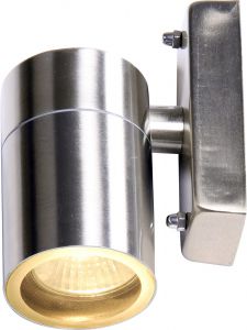 Настенный светильник уличный MISTERO никель GU10 1*35W 220V арт.A3202AL-1SS ― ТРИ ПЛАФОНА