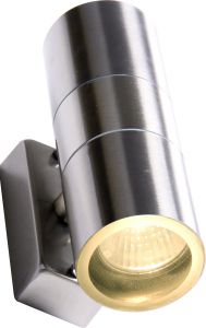 Настенный светильник уличный MISTERO никель GU10 2*35W 220V арт.A3202AL-2SS ― ТРИ ПЛАФОНА