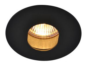 Встраиваемый светильник ACCENTO черный GU10/G5,3 1*50W 220V арт.A3219PL-1BK ― ТРИ ПЛАФОНА