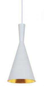 Подвесной светильник CAPPELLO белый с золотом E27 1*60W 220V A3408SP-1WH ― ТРИ ПЛАФОНА