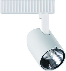 Спот светодиодный для шинной системы TRACK LIGHTS белый LED 1*7W 220V 600Lm 4000K арт.A3607PL-1WH ― ТРИ ПЛАФОНА