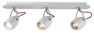 Спот три лампы ATLANTIS белый GU10 3*50W A4005PL-3WH ― ТРИ ПЛАФОНА