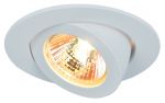 Встраиваемый светильник поворотный ACCENTO белый GU10/G5,3 1*50W 220V арт.A4009PL-1WH