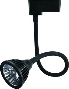 Спот светодиодный для шинной системы TRACK LIGHTS черный LED 1*7W 220V 600Lm 4000K арт.A4107PL-1BK ― ТРИ ПЛАФОНА