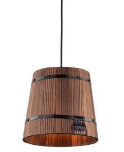 Подвесной светильник BRUNO черный/коричневый E27 1*40W 220V A4144SP-1BR ― ТРИ ПЛАФОНА