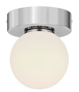 Накладной светильник влагозащищенный AQUA хром/белый G9 1*33W 220V IP44 арт.A4445AP-1CC ― ТРИ ПЛАФОНА
