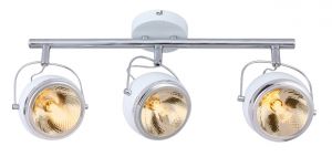 Спот три лампы ORBITER белый/хром G9 3*40W 220V арт.A4509PL-3WH ― ТРИ ПЛАФОНА
