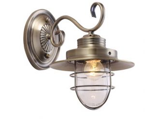 Бра декоративное LANTERNA античная бронза E27 1*60W 220V A4579AP-1AB ― ТРИ ПЛАФОНА