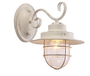 Бра декоративное LANTERNA бело-золотой E27 1*60W 220V A4579AP-1WG ― ТРИ ПЛАФОНА