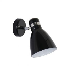 Спот одна лампа MERCOLED хром/черный E27 1*60W 220V A5049AP-1BK ― ТРИ ПЛАФОНА