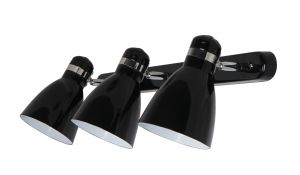 Спот три лампы MERCOLED хром/черный E27 3*60W 220V A5049PL-3BK ― ТРИ ПЛАФОНА