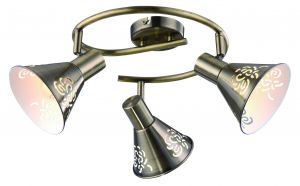 Потолочная люстра-спот CONO античная бронза E14 3*40W A5218PL-3AB ― ТРИ ПЛАФОНА
