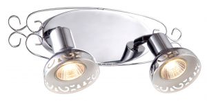 Спот две лампы FOCUS хром GU10 2*35W A5219AP-2CC ― ТРИ ПЛАФОНА