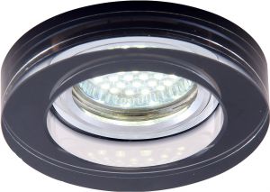 Встраиваемый светильник WAGNER хром/дымчатый GU10/G5,3 1*50W 220V арт.A5223PL-1CC ― ТРИ ПЛАФОНА