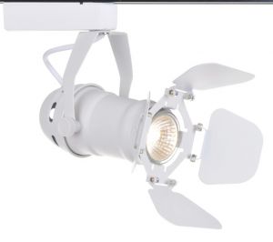 Спот для шинной системы TRACK LIGHTS белый GU10 1*50W 220V арт.A5319PL-1WH ― ТРИ ПЛАФОНА