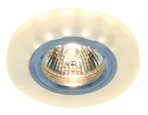 Встраиваемый светильник со светодиодами WAGNER белый GU10/G5,3+LED 50W+3W 3000K арт.A5331PL-1WH ― ТРИ ПЛАФОНА