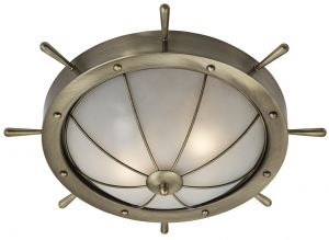 Потолочная люстра WHEEL античная бронза E14 2*40W A5500PL-2AB ― ТРИ ПЛАФОНА