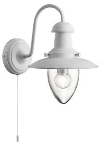 Бра декоративное с выключателем FISHERMAN белый/прозрачный E27 1*60W 220V арт.A5518AP-1WH ― ТРИ ПЛАФОНА