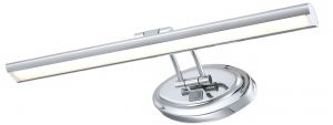 Подсветка для картин/зеркал светодиодная с выключателем PICTURE LIGHTS хром/белый LED 1*8W 220V 500Lm 3000K арт.A5608AP-1CC ― ТРИ ПЛАФОНА
