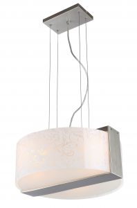 Подвесной светильник BELLA матовое серебро E27 3*60W A5615SP-3SS ― ТРИ ПЛАФОНА