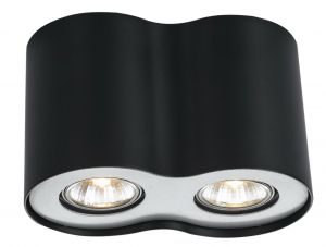 Накладной светильник FALCON черный GU10 2*50W 230V A5633PL-2BK ― ТРИ ПЛАФОНА