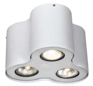 Потолочный светильник FALCON белый GU10 3*50W 230V A5633PL-3WH ― ТРИ ПЛАФОНА