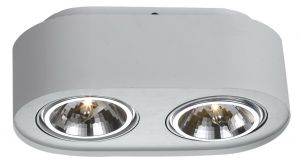 Накладной светильник поворотный CLIFF белый G53/ar111 2*50W 230V A5643PL-2WH ― ТРИ ПЛАФОНА