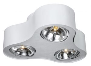 Потолочный светильник поворотный CLIFF белый G53/ar111 2*50W 230V A5643PL-3WH ― ТРИ ПЛАФОНА
