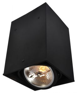 Накладной светильник поворотный CARDANI черный G5,3 1*50W 220V A5936PL-1BK ― ТРИ ПЛАФОНА