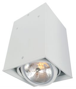 Накладной светильник поворотный CARDANI белый G5,3 1*50W 220V A5936PL-1WH ― ТРИ ПЛАФОНА