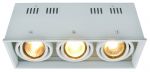 Накладной светильник поворотный CARDANI белый GU10 3*50W 220V арт.A5942PL-3WH