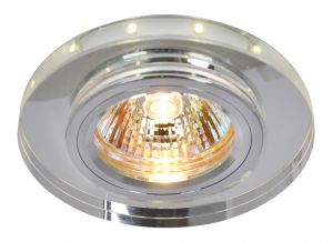 Встраиваемый светильник со светодиодами WAGNER хром GU10/G5,3+LED 50W+3W 3000K арт.A5958PL-1CC ― ТРИ ПЛАФОНА