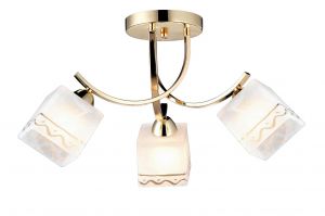 Потолочная люстра MODELLO золото E27 3*60W 220V A6119PL-3GO ― ТРИ ПЛАФОНА
