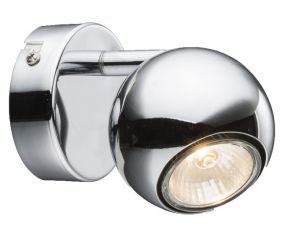 Спот одна лампа PIATTO хром GU10 1*50W 220V арт.A6251AP-1CC ― ТРИ ПЛАФОНА