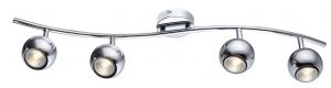 Спот четыре лампы PIATTO хром GU10 4*50W 220V арт.A6251PL-4CC ― ТРИ ПЛАФОНА