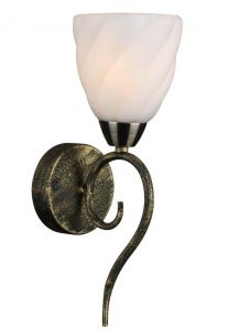 Бра декоративное SWIRLS античный черный E14 1*60W 220V A6253AP-1BA ― ТРИ ПЛАФОНА