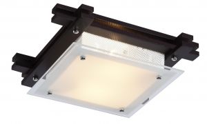 Настенно-потолочный светильник ARCHIMEDE шоколадный/белый E27 2*60W 220V арт.A6462PL-2CK ― ТРИ ПЛАФОНА