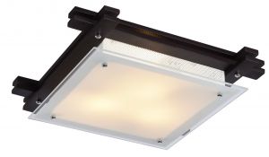 Потолочный светильник ARCHIMEDE шоколадный/белый E27 3*60W 220V арт.A6462PL-3CK ― ТРИ ПЛАФОНА