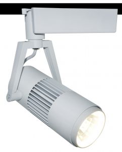 Спот светодиодный для шинной системы TRACK LIGHTS белый LED 20W 1400Lm 4000K A6520PL-1WH ― ТРИ ПЛАФОНА