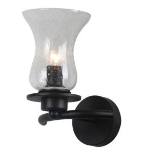 Бра декоративное MALIA черный/прозрачный E14 1*40W 220V арт.A6586AP-1BK ― ТРИ ПЛАФОНА
