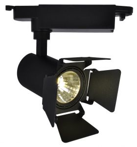 Спот светодиодный для шинной системы TRACK LIGHTS черный LED 9W 560LM 4000K арт.A6709PL-1BK ― ТРИ ПЛАФОНА