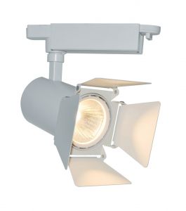 Спот светодиодный для шинной системы TRACK LIGHTS белый LED 20W 1400LM 4000K арт.A6720PL-1WH ― ТРИ ПЛАФОНА