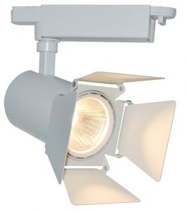 Спот светодиодный для шинной системы TRACK LIGHTS белый LED 30W 2100LM 4000K арт.A6730PL-1WH ― ТРИ ПЛАФОНА