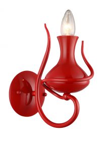 Бра декоративное VASO красный E14 1*40W A6819AP-1RD ― ТРИ ПЛАФОНА
