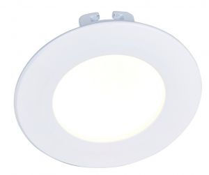 Встраиваемый светильник светодиодный RIFLESSIONE белый LED 1*8W 640Lm 3000K A7008PL-1WH ― ТРИ ПЛАФОНА