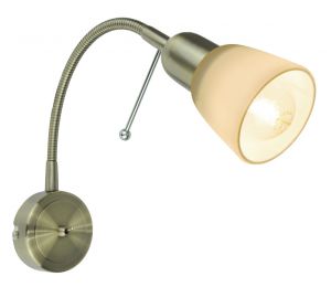 Бра регулируемое LETTURA античная бронза E14 1*40W 220V A7009AP-1AB ― ТРИ ПЛАФОНА